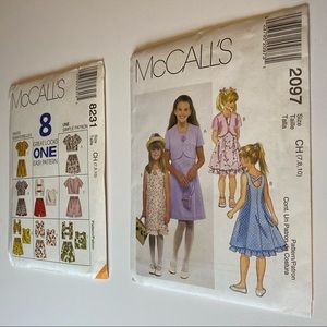 McCall’s Sewing Patterns Girl’s Clothing